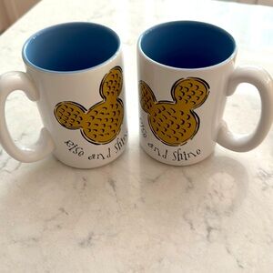 Disney Waffle Mugs set of 2